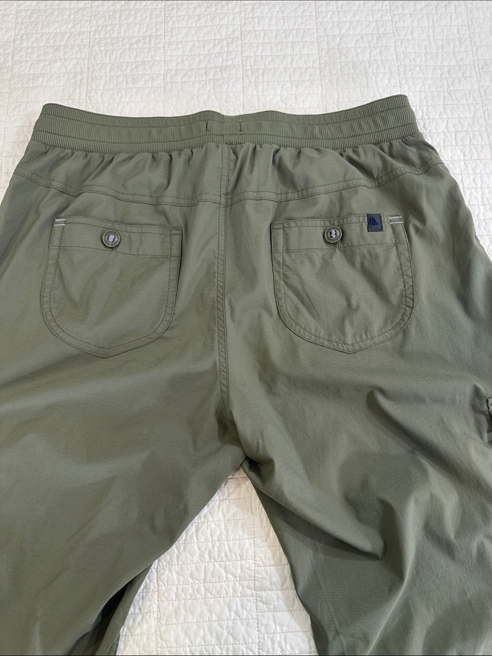 L.L. Bean Vista Camp Pant Large Hiking Gorpcore Like New Thyme Olive - Picture 5 of 10